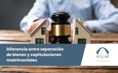 Diferencia entre separación de bienes y capitulaciones matrimoniales